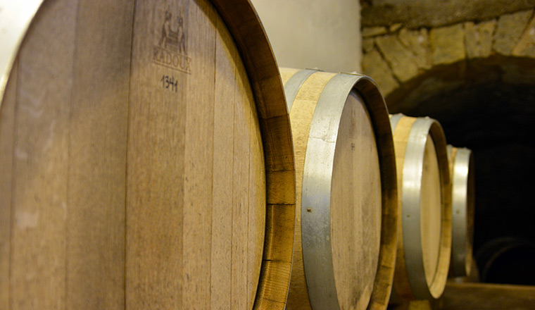 winery tour casks